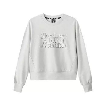 Skechers Женская толстовка из коллекции Sports Life, светло-серый меланж