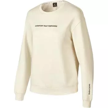 Skechers Женская толстовка серии Basic Sports, жемчужно-белая