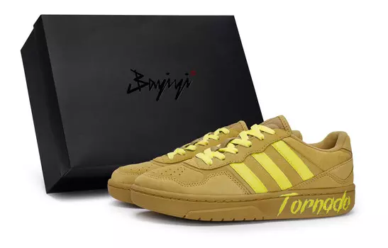 Скейтборд-кеды Courtic унисекс с низким верхом, желтый Adidas Originals