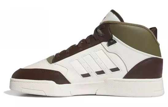 Скейтборд-кеды Drop Step унисекс средней высоты светло-хаки Adidas Originals