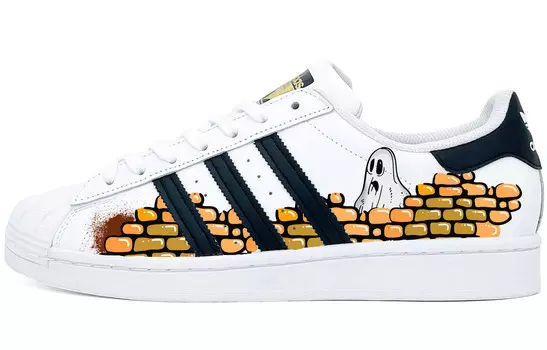 Скейтборд-кеды Superstar, унисекс, низкие, коричневый Adidas Originals