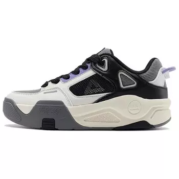 Скейтборд обувь женская низкая парусиновая белый/черный Peak