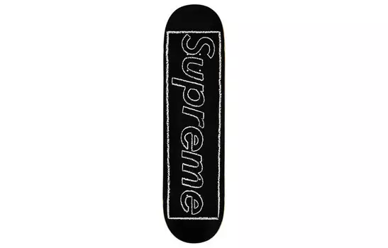 Скейтборд Supreme, черный / розовый