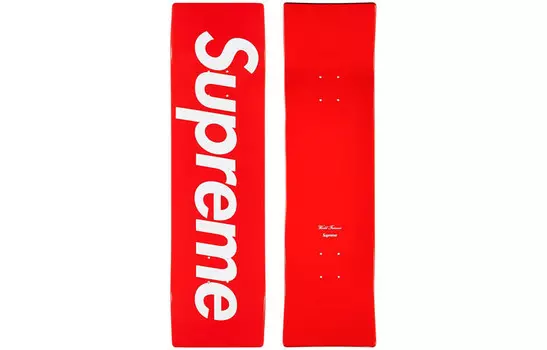 Скейтборд Supreme, красный / белый