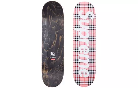 Скейтборд Supreme SS22, коричневый / розовый