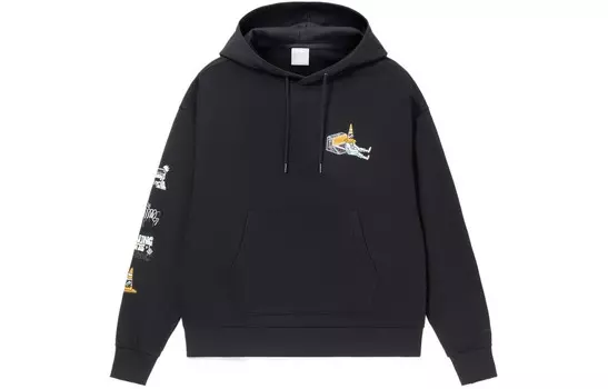 Скейтборд Толстовка Мужская Черная Lining, черный