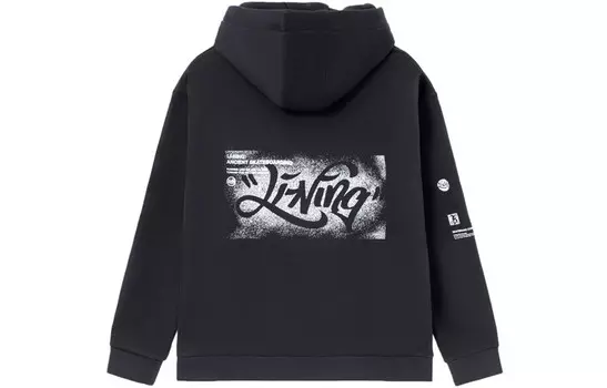 Скейтборд Толстовка Мужская Черная Lining, черный