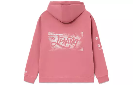 Скейтборд Толстовка Мужская Розовая Lining, розовый