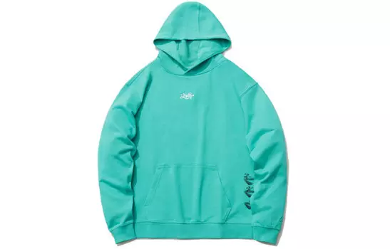 Скейтборд Толстовка Мужская зеленая Lining, зеленый