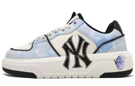 Скейтбордические кеды Chunky Liner унисекс с низким верхом фиолетовый/черный Mlb