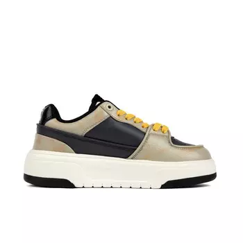 Скейтбордические кеды Chunky Liner унисекс с низким верхом, желтый Mlb