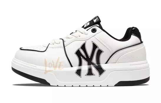 Скейтбордические кеды Chunky Liner унисекс с низким верхом оранжевого цвета Mlb