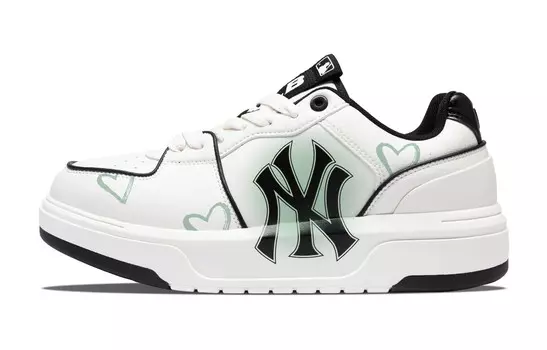 Скейтбордические кеды Chunky Liner унисекс с низким верхом белого цвета Mlb