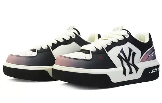 Скейтбордические кеды Chunky Liner унисекс с низким верхом, черный/фиолетовый Mlb