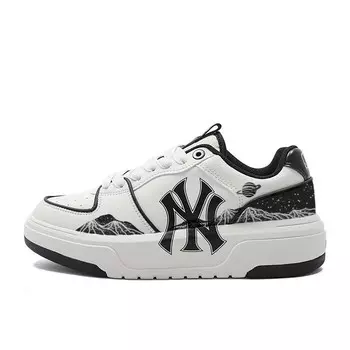 Скейтбордические кеды Chunky Liner унисекс с низким верхом, черный/белый Mlb