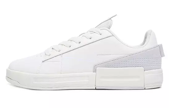 Скейтбордические кеды Strange Bomb женские с низким верхом, белый/серый Erke