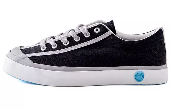 Скейтбордические кеды унисекс с низким верхом, черный/серый/белый It'S Weird