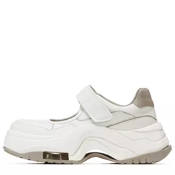 Скейтбордические кеды женские низкие белый/серый/ Vittorio Ventura