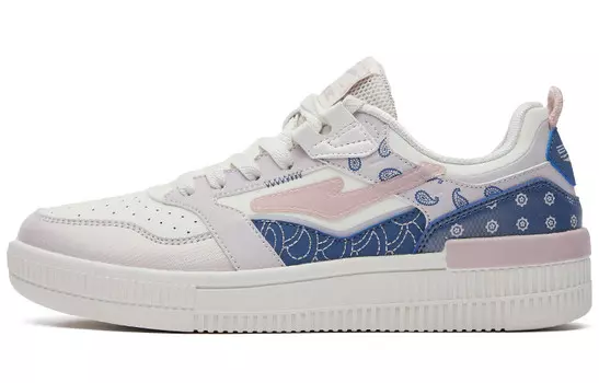 Скейтбордические кеды женские низкие Oak Bud белый/дымчато-голубой Erke