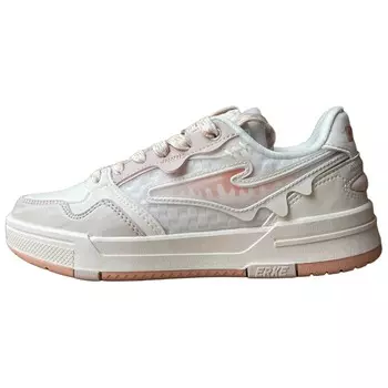 Скейтбордические кеды женские низкие Sprout белого/персикового цвета Erke, цвет Sprout White/Peach Color