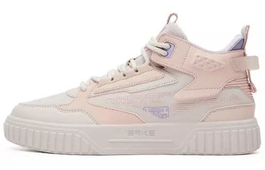 Скейтбордические кеды женские, среднего размера, пудрового/сахарного цвета Erke
