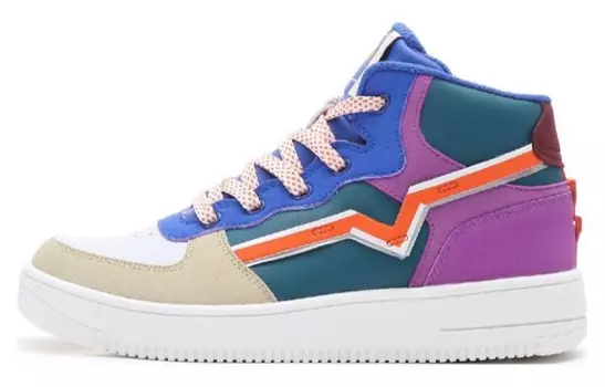 Скейтбордические кеды женские высокие Interstellar Blue/Hyacinth Purple Erke