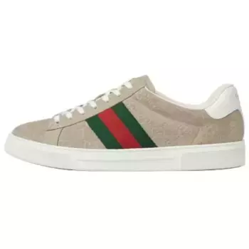 Скейтбординг обувь Мужская низкая бежевая Gucci