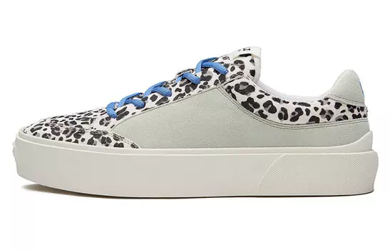 Скейтбординговые туфли Fault унисекс с низким верхом Snow Leopard Eqlz