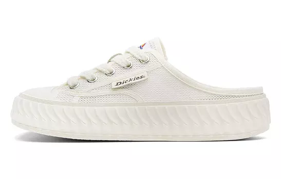 Скейтбординговые туфли мужские низкие бежевые/белые Dickies