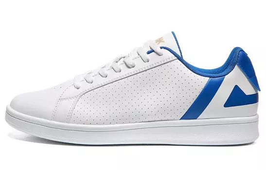 Скейтбординговые туфли мужские низкие большие белые/плоские синие Peak