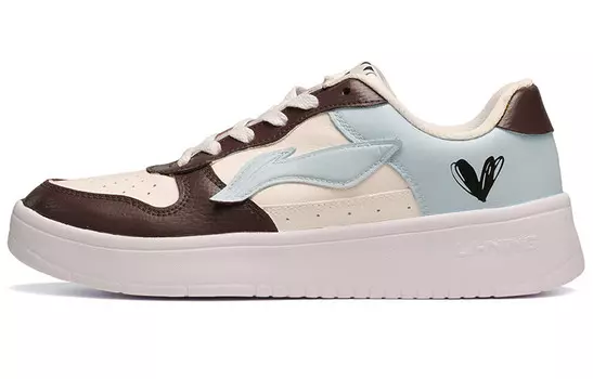 Скейтбординговые туфли мужские низкие коричневые/синие Lining