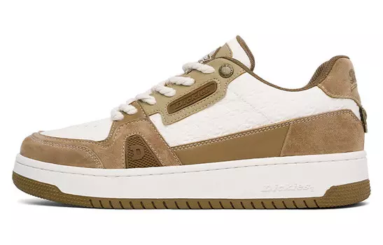 Скейтбординговые туфли мужские с низким верхом, легкие, кофейно-белые Dickies