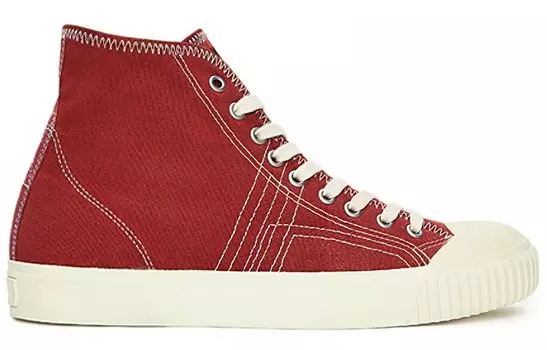 Скейтбординговые туфли унисекс с высоким верхом кирпично-красного цвета Onitsuka Tiger