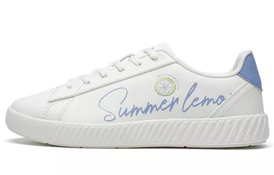 Скейтбординговые туфли женские низкие Sail белые/технологичные светло-фиолетовые Xtep