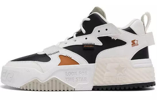 Скейтбординговые туфли женские, среднего размера, черные/белые Starter