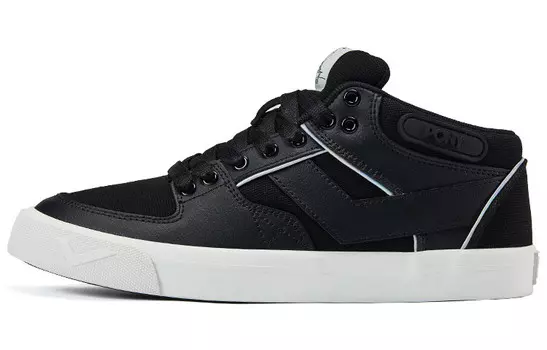 Скейтбординговые туфли женские, среднего размера, черные Pony