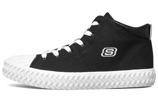 Скейтбординговые туфли женские, среднего размера, черные Skechers