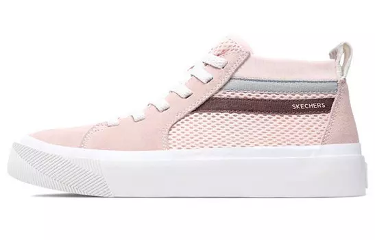 Скейтбординговые туфли женские, среднего размера, розовые Skechers