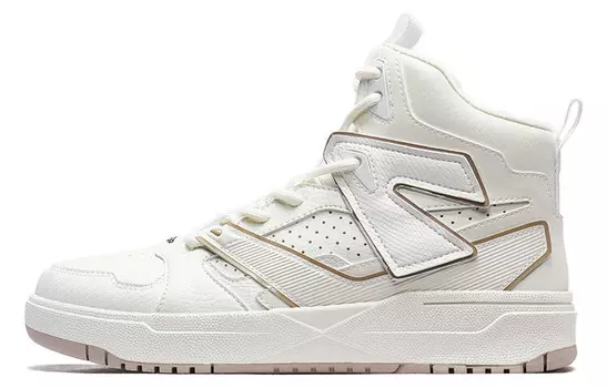 Скейтбординговые туфли женские высокие бежевые Xtep