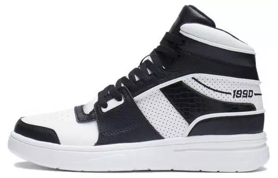 Скейтбординговые туфли женские высокие черные Lining