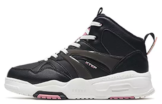 Скейтбординговые туфли женские высокие черные Xtep