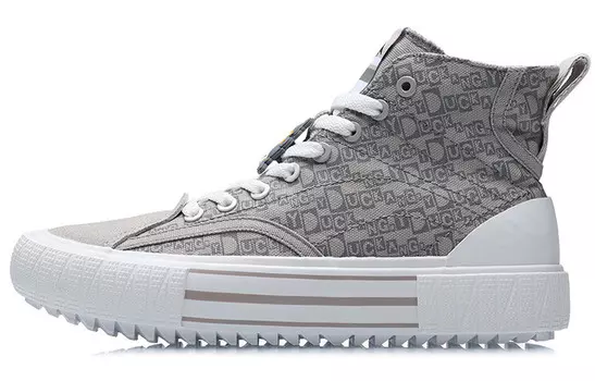 Скейтбординговые туфли женские высокие Frost Grey Lining