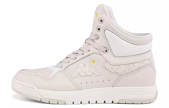 Скейтбординговые туфли женские высокие серые Kappa