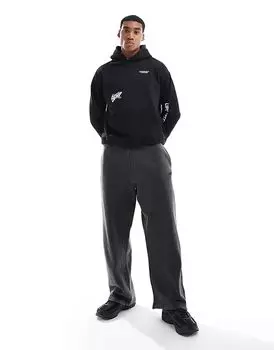 Скейтер fit джоггер в угольном цвете Pull&Bear