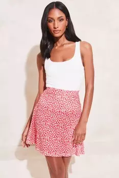 Скейтерская юбка Lipsy, красный