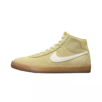 Скейтерские кеды Nike SB Bruin High, выстиранный лимонный
