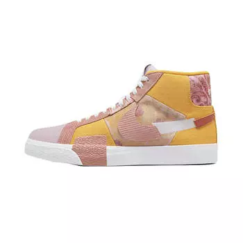 Скейтерские кеды Nike SB Zoom Blazer Mid Premium, оранжевый/розовый