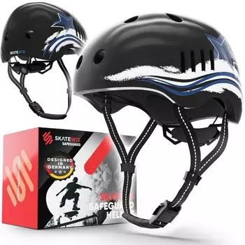 Скейтерский шлем Skatewiz, цвет feigenlila