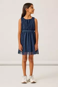 Скейтерское платье Name It, синий