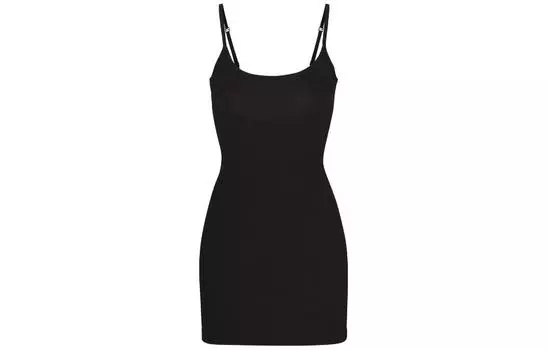 Skims Платье-комбинация женское Onyx Black
